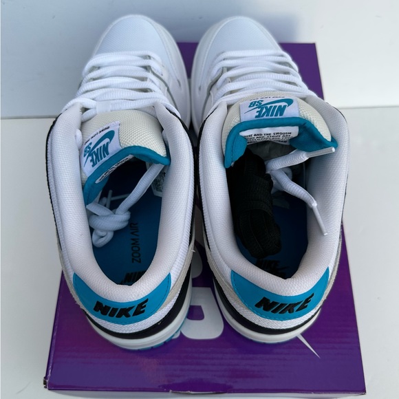 NWT 2021 NIKE SB DUNK LOW LASER BLUE MENS SZ 10.5 DEADSTOCK OG ALL - Picture 4 of 16